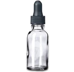 Your Oil Tools 1 oz Clear Glass Bottle with Dropper
