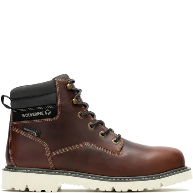 Wolverine Men's Revival 6" Waterproof Industrial Work Boot Rust W240006