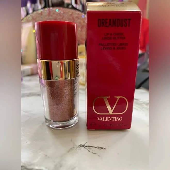 Valentino Makeup | Valentino Beauty Dream Dust Lip & Cheek Loose Glitter | Color: Pink | Size: Os | Pm-26109891's Closet