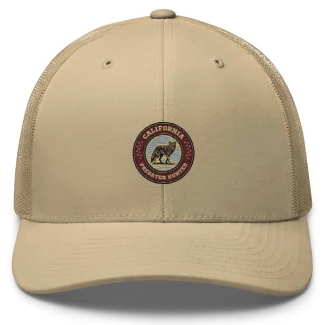 California Predator Hunter Retro Trucker Hat