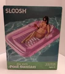 Sloosh Inflatable Tanning Pool Lounge Float