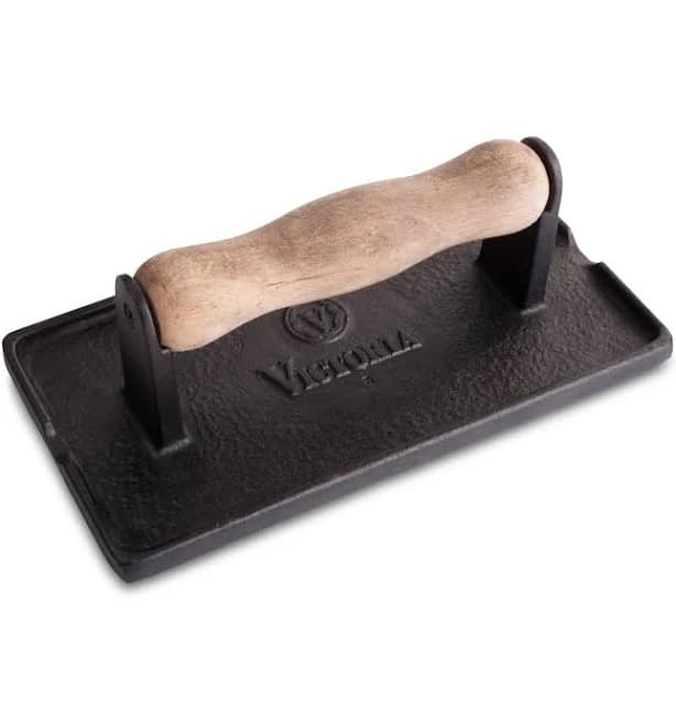 Broward Meat and Fish Company Victoria Cast Iron Bacon Press