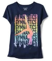 The Children's Place Girls Gymnastics Graphic T-Shirt