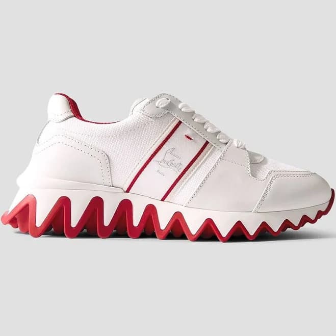 Christian Louboutin Women's Nastroshark Calf Leather Sneakers