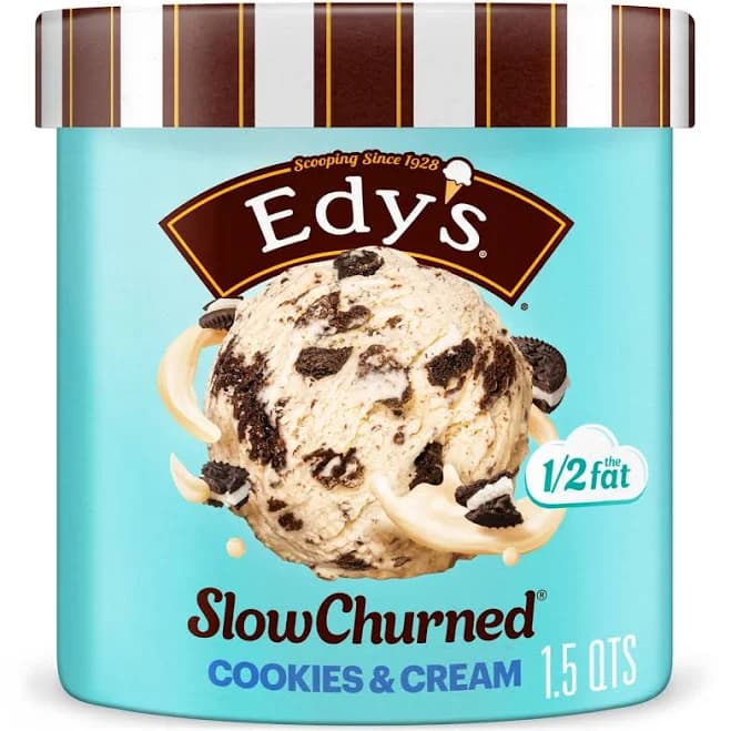 Dreyer's Slow Churned Cookies 'N Cream Ice Cream