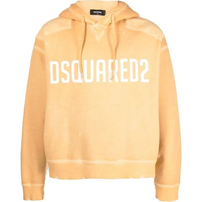 Dsquared2 Men's Logo-Print Drawstring Hoodie