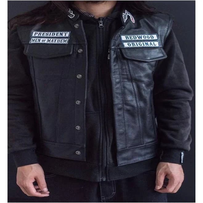 Jax Teller Men's Leather Vest