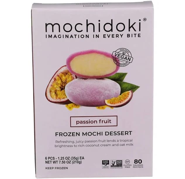 Mochidoki Passion Fruit Mochi Ice Cream, 7.5 Ounce -- 6 per case