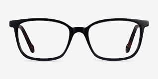 Travel Rectangle Tortoise Black Glasses For Kids | Eyebuydirect