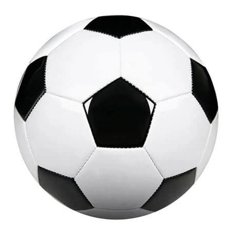 Soccer Ball Size 5 Classic White Black Thicker Training Soccer Ball PU Leather Football Sports Toys for Youth Boy League Game Trainning Practice or