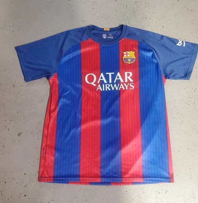 Barcelona Home Football Shirt Jersey 2014-2015