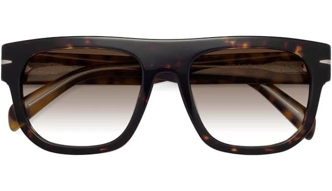 Campbell Thick Oversized Square Sunglasses