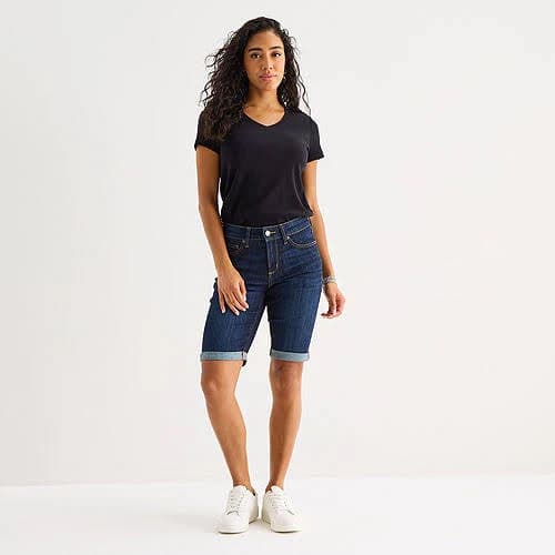 St. John's Bay Women's 11" Bermuda Shorts