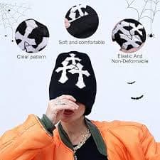 yiilead 4 Pcs Y2K Beanie Spider Web Beanie, Winter Streetwear Headwear Knitted Hat Goth Graphic Beanies for Men Women Black Red at Amazon Men's Clothing store