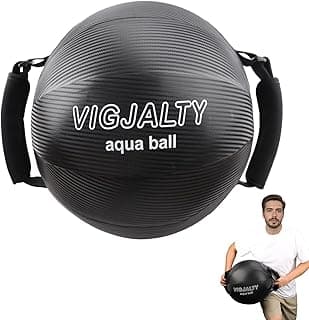 Heavy Aqua Bags-Water weight Bag 38-66Ibs - Ultimate Core Water Weights Aqua Ball-Adjustable Workout Sandbag Alternative for Full Body Exercise, Portable Stability Fitness & Balance Trainer Equipment