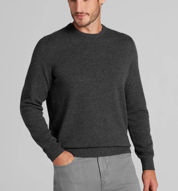 Jos. A. Bank Men's Tailored Fit Wool-Cashmere Sweater