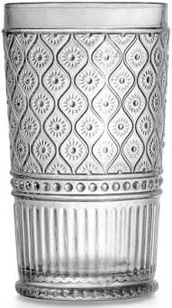 Godinger Silver Art Co Claro Highball Glasses Set of 4