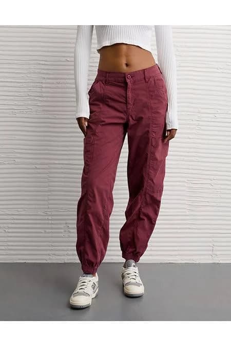 AE Women's Snappy Stretch High-Waisted Baggy Cargo Jogger