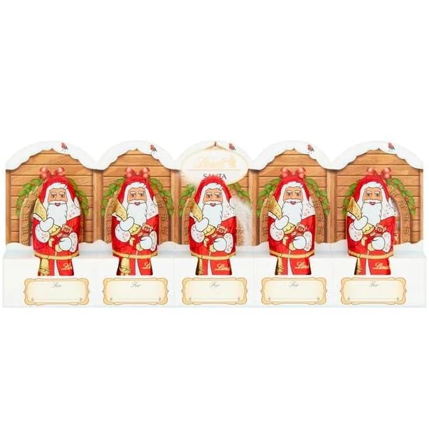 Lindt Milk Chocolate Santas