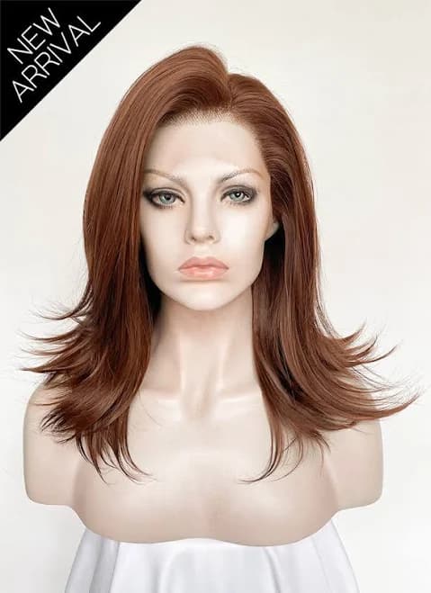 Brown Straight Lace Front Wig