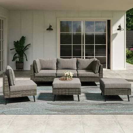 Lausaint Home 6-Piece Outdoor Sectional Set