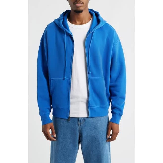 Elwood Men's Core Oversize Terry Full Zip Hoodie