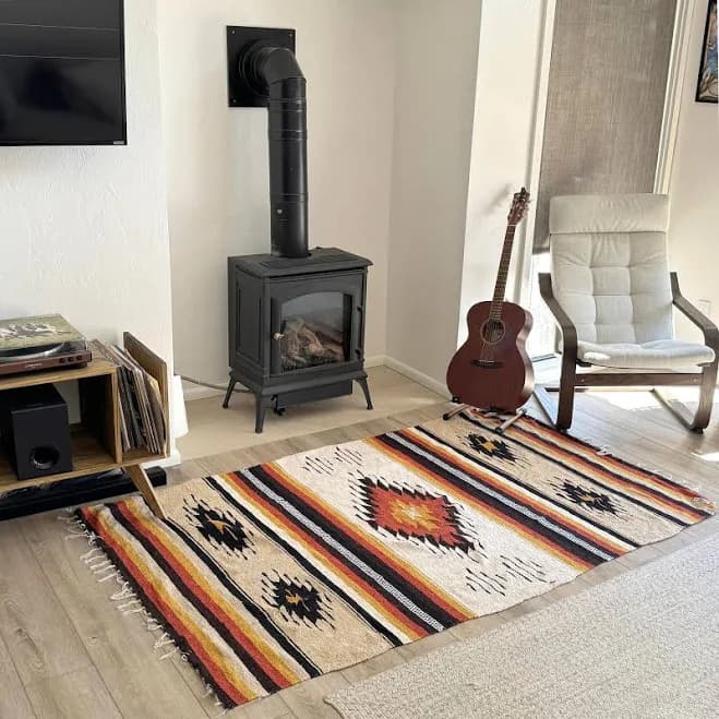 Mexican Throw Blanket | Cabin Blanket / Southwest Blanket / Diamond Blanket | Mexican Blanket Rug - Baja Oaxacan Blanket Mexican Home Decor