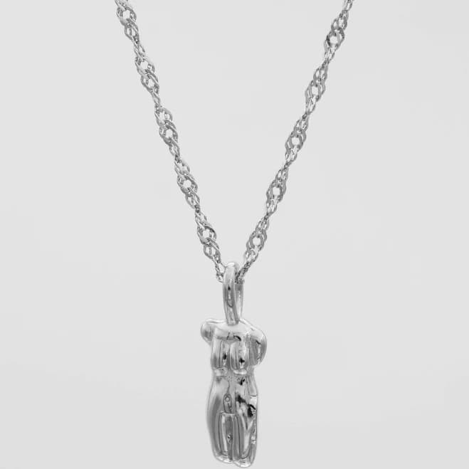 PRYA Kaya Figure Necklace in 18K Plated Gold