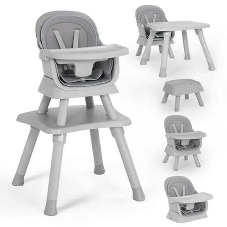 Aileekiss 8 in 1 Baby High Chair