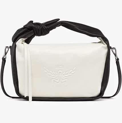 MCM Aren Lamb Leather Shoulder Bag