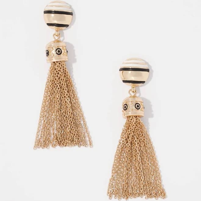 White House Black Market Women's Tassel Earrings