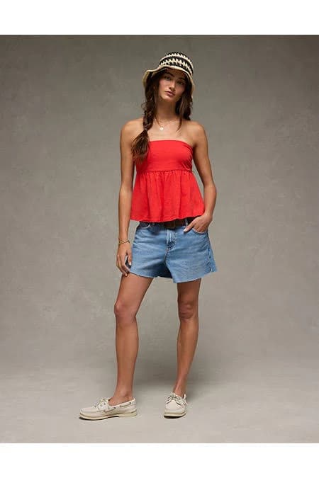 AE Sunchaser Knit Babydoll Tube Top