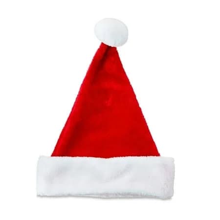 Holiday Time Classic Bright Red & White Santa Hat