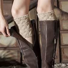 Amazon.com: Loritta Womens Boot Socks Winter Warm Crochet Knitted Boot Cuffs Topper Socks Short Leg Warmers Gifts,A-style 01(4 pairs) : Everything Else