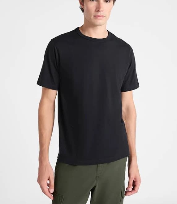 Free Assembly Mens Everyday Cotton Tee with Short Sleeves
