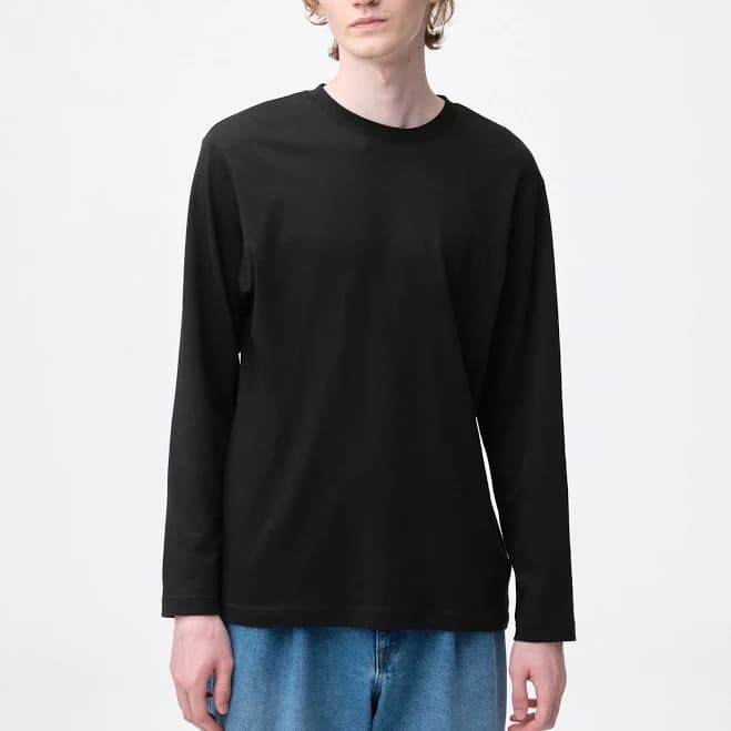 Men's gu usa Soft Cotton Crew Neck T-Shirt