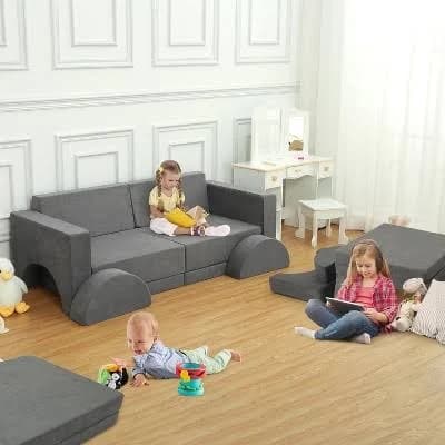 Coucheta 8-Piece Kids Play Couch
