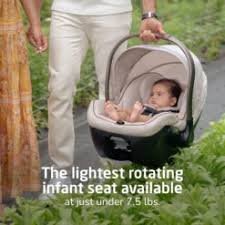 Maxi-Cosi Peri 180 Rotating Infant Car Seat, Baby Car Seat Rotating Carseat, Swivel Car Seat, Onyx Wonder - MartDiscover.com