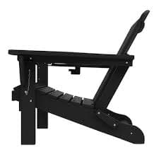 JEAREY Adirondack Chair Set of 5-Piece Patio Conversation Set QWY-5JT-BK at Lowes.com