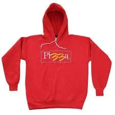 VTG McDonald's Pizza Hoodie Sweatshirt | Golden Arches Logo | 90s Y2K RARE | NOS