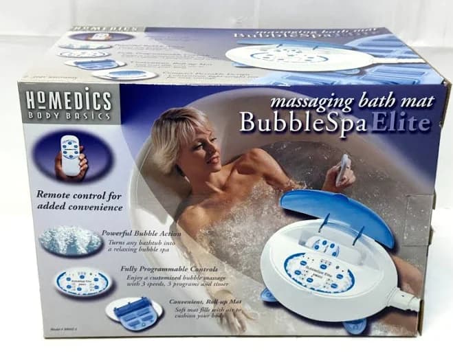 Homedics Bubble Spa Elite Programmable Massaging Bath Mat BMAT-5