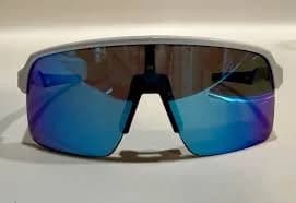 Oakley Prizm Shield Sport Sunglasses – White Frame / Blue Prizm Lens