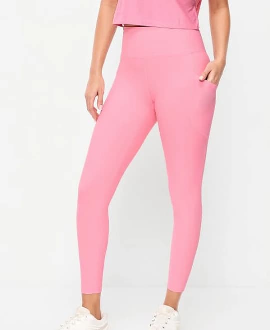 Old Navy Women's High-Waisted Powersoft 7/8 Pocket Leggings