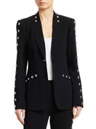 Cinq à Sept Dive Studded Blazer on SALE | Saks OFF 5TH