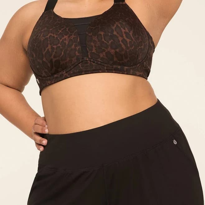 Women's Lane Bryant Plus Size LIVI Wireless Medium-Impact Wicking Sports Bra