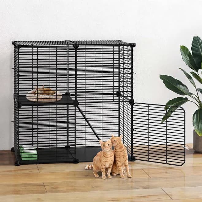 Uforic 28" 2-Tier Cat Cage