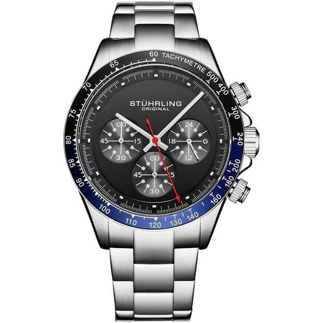 Stuhrling 4066 Mens Quartz Chronograph Tachymeter Watch by Stührling