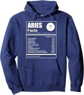 Astrology Lover Gift Aries Zodiac Sign Aries Pullover Hoodie
