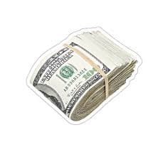 Banded Money Stack Sticker – Dryp Factory