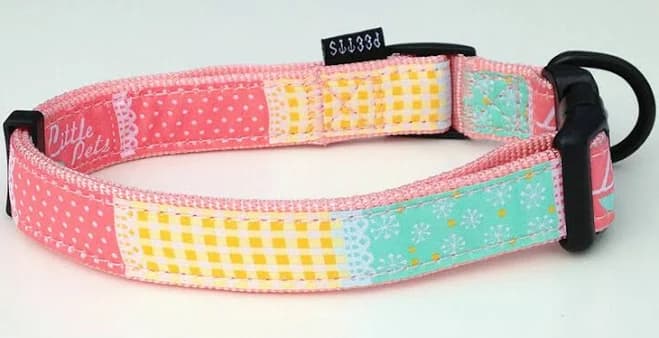 Adjustable Cute Pink Soft Nylon Dog Collar Small Medium Large Xs S M L